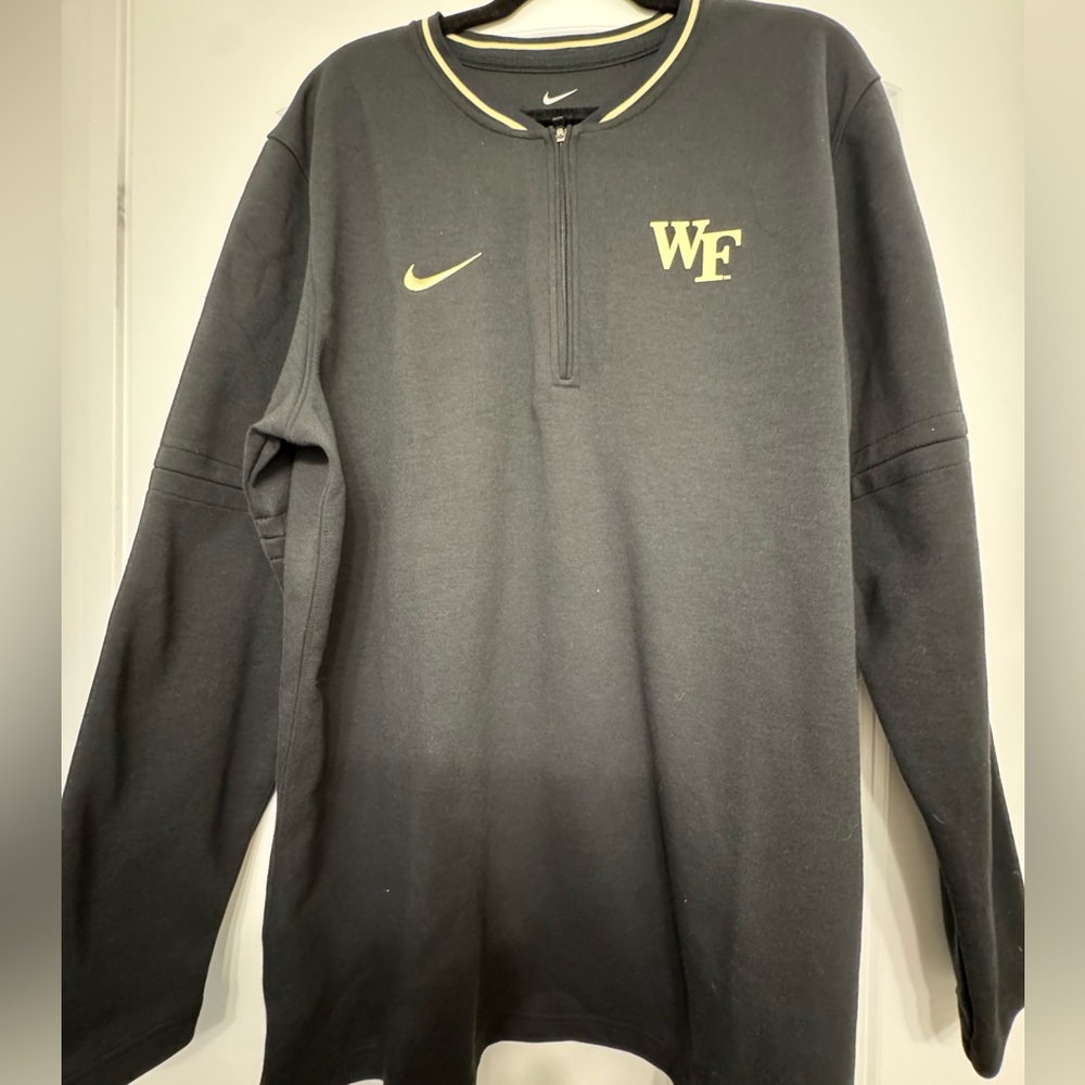 Nike Black Wake Forest Quarter Zip Pullover